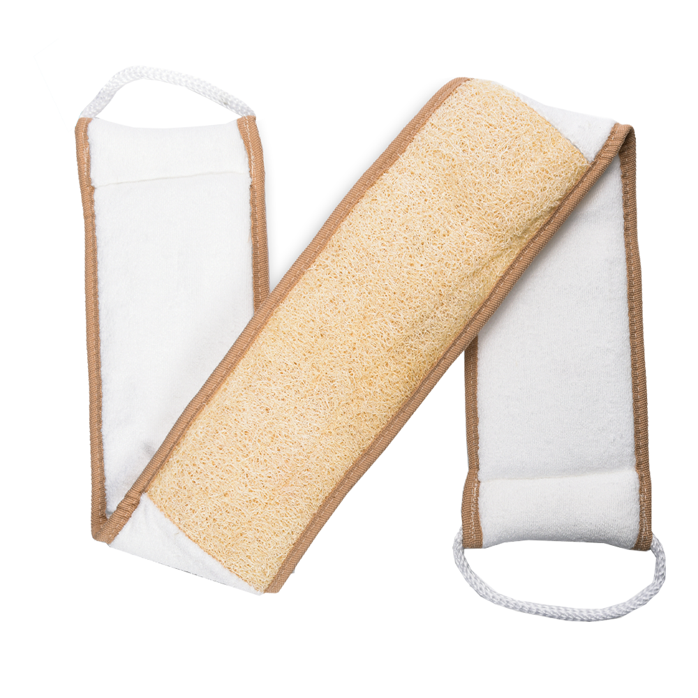 Sfungjer Luffa për kurrizin, Eksfolim dhe pastrim i thellë për shpinën