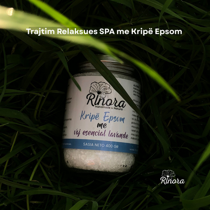 Kripë Epsom për këmbët